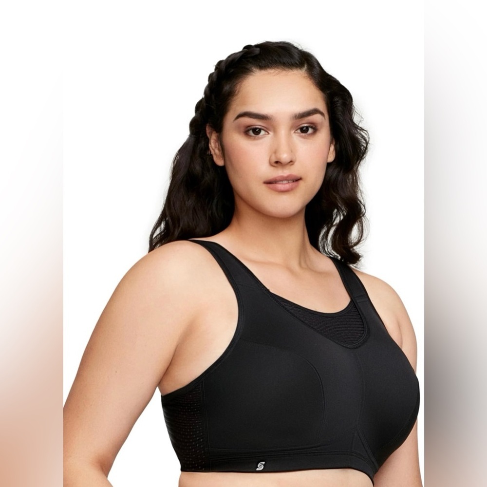 NWOT Glamorise Women's Plus Size No-Bounce Camisole Sports Bra Wirefree #1067